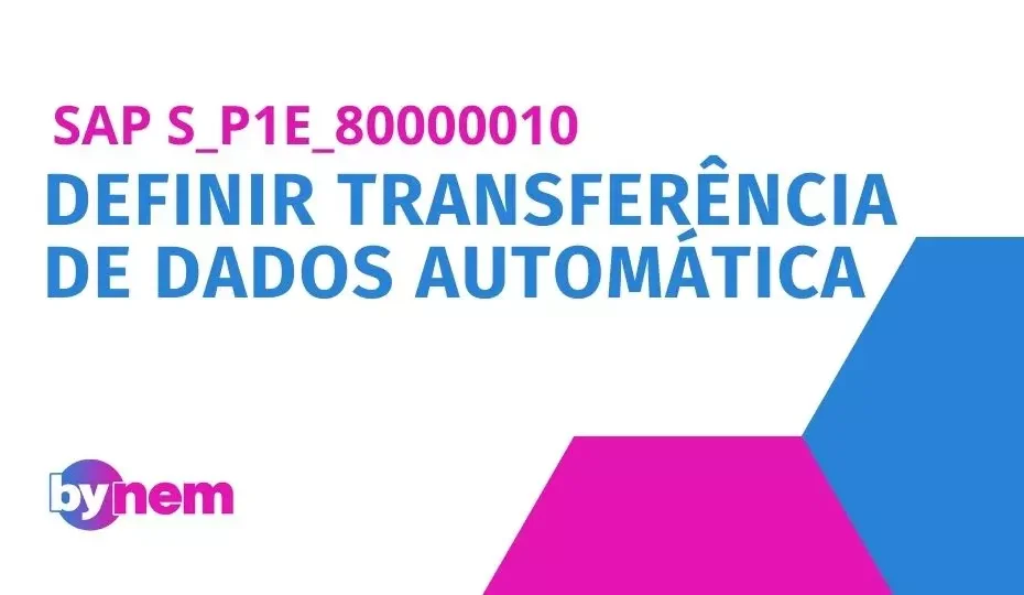 S_P1E_80000010 Definir transferência de dados automática
