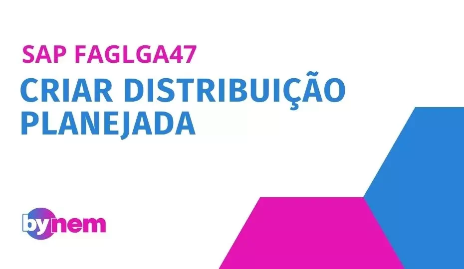 FAGLGA47 Criar distribuição planejada