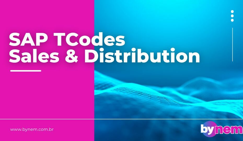 sap tcode sales and distribution